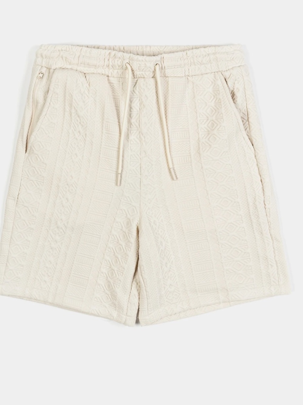 MAISON ARTICLE ORNATE JACQUARD KNIT
MENS LIFESTYLE SHORTS size small beige